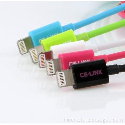 Colorful Lightning to USB cable Lightning cable for iphone5 MFI